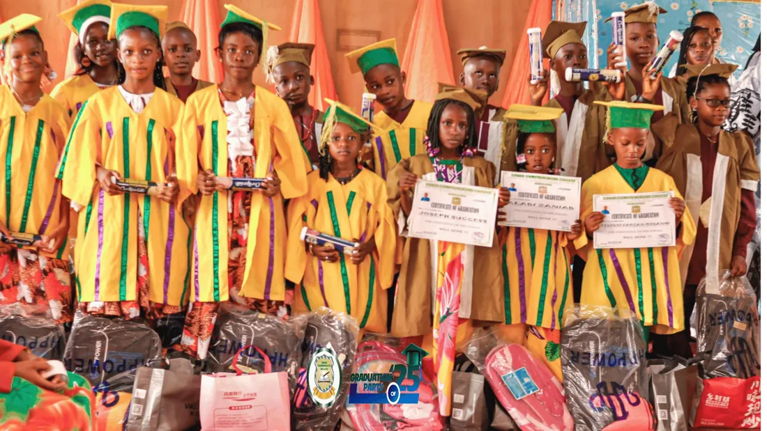 Students participating in a school community programme